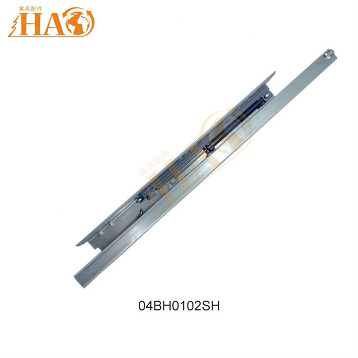 Cabinet Hardware 2 Section Concealed Slides With Adjustable Tail
