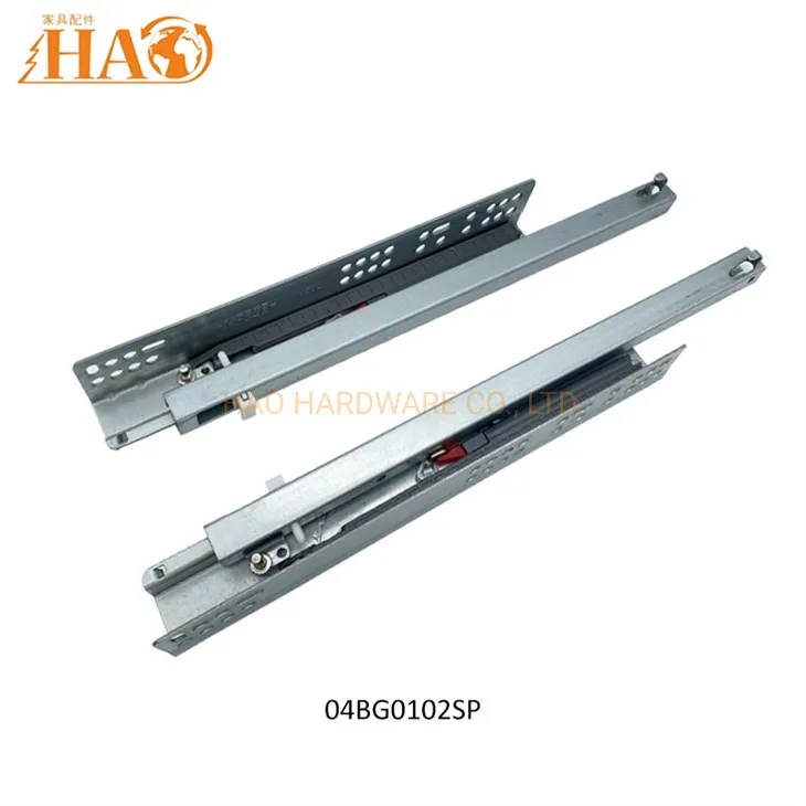 Κρυφές ράγες κάτω βάσης που κλειδώνουν συσκευές κρυφοί δρομείς