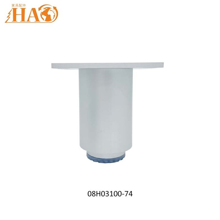 Εξαρτήματα καναπέ Πόδια καναπέ αλουμινίου με ασημί χρώμα